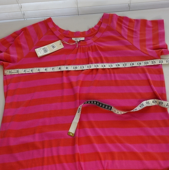 NWT Faconnable Maille Striped Short Sleeve Shirt - Picture 14 of 15